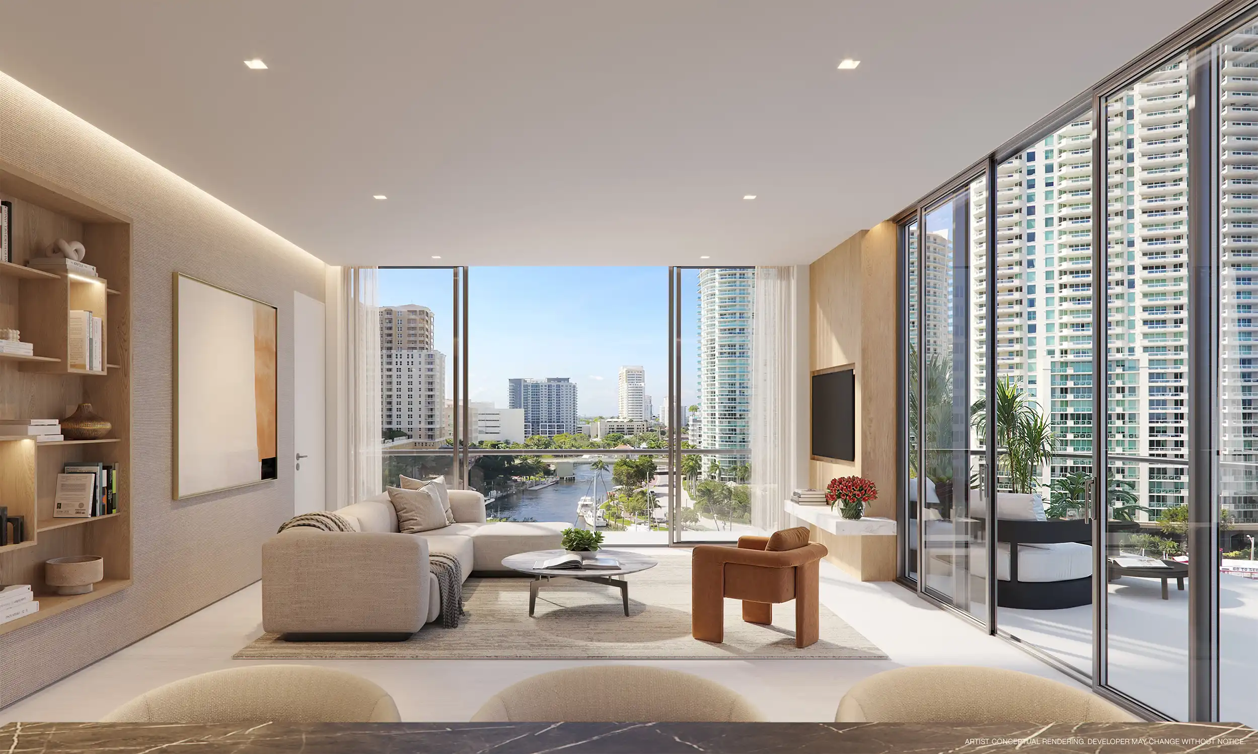 Sixth&Rio residence living room interior